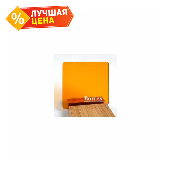 Монолитный поликарбонат 5 мм BORREX оранжевый 2050х3050 мм