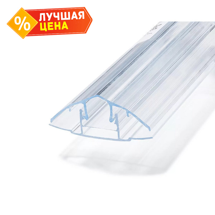 Соединительный разъемный профиль для поликарбоната 6-10 мм 6 м